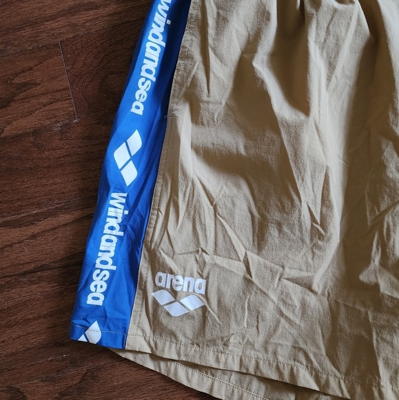 Wind And Sea x Arena Men's Large Beach Pool Large Shorts NWOT - Picture 4 of 8